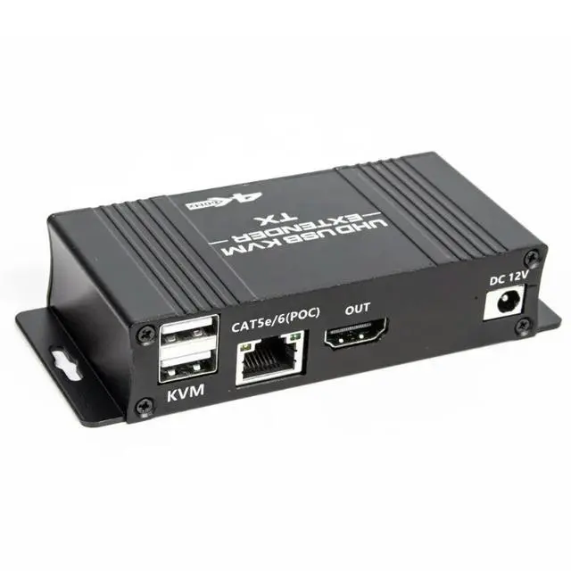 Alt view image 3 of 3 - USB HDMI KVM Extender Splitter Over Ethernet 1080P 4K 60Hz Extender HDMI USB KVM Extender Splitter HDMI Loop for Mouse Keyboard