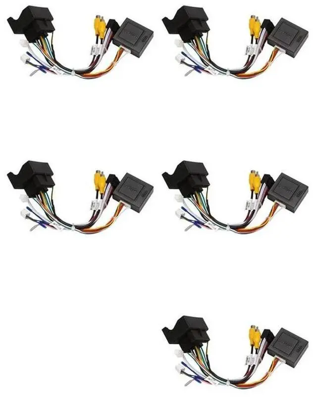 Main image of 5X Stereo Audio 16 PIN Android Power Wiring Harness Adapter + Canbus Box For Peugeot 3008/2008/ Citroen C4/C3 XR/C5/DS6