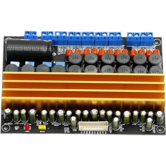 Alt view image 2 of 3 - TPA3116 7.1 8-Channel 100W+100W+6*50W Class D Digital Power Amplifier Board