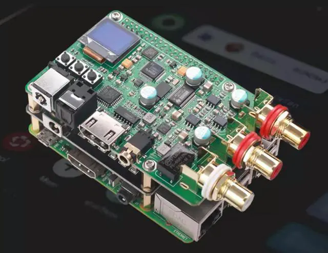 Main image of PCM1794A Raspberry Pie DAC Audio Decoding Board HIFI Fever Coaxial Fiber I2S DSD512 Digital