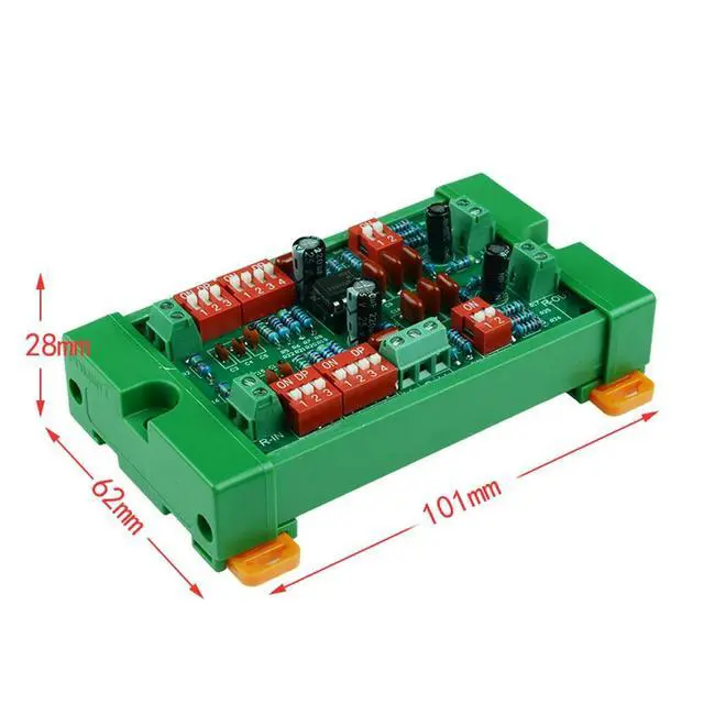 Alt view image 3 of 3 - Stereo Phono RIAA Preamplifier Module Board, Preamp, or HIFI Amplifier, Terminal Block