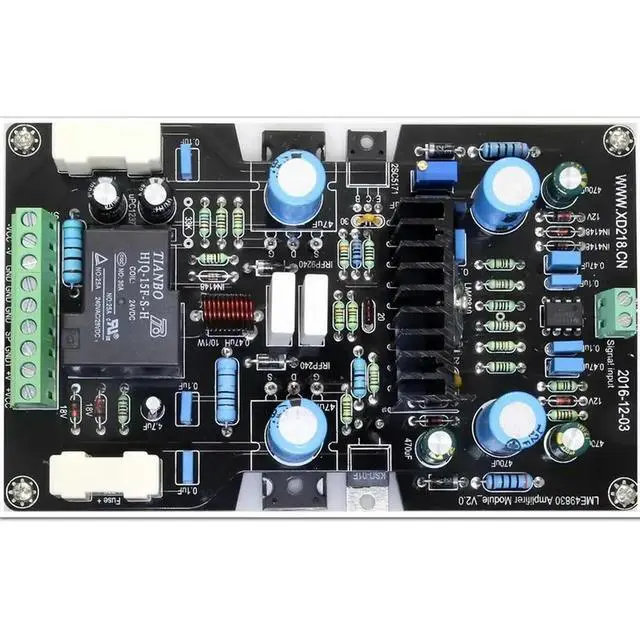 Alt view image 3 of 3 - LME49830 Amplifier Board 100W Mono DC Servo IRFP240 IRFP9240 Field Effect Tube Class AB Power Amplifier Board