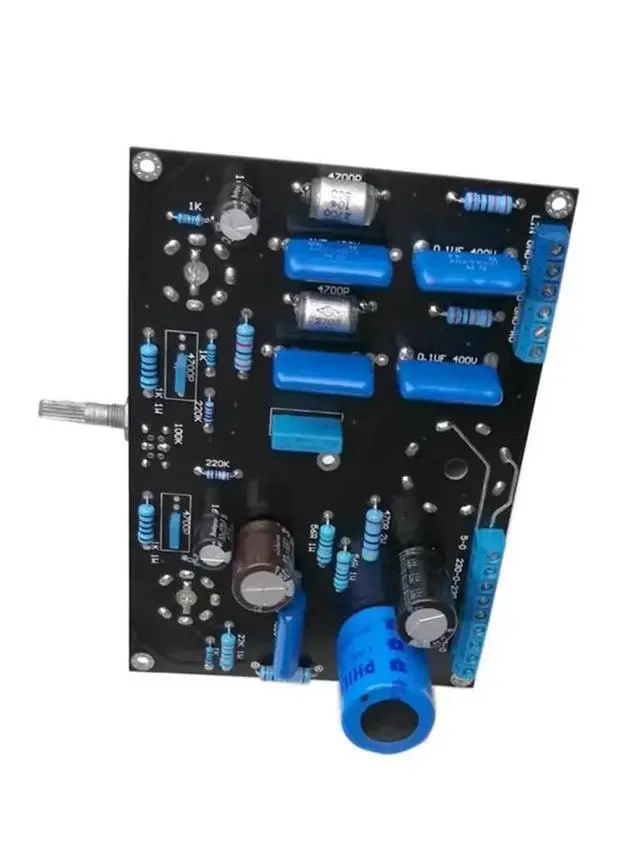 Alt view image 2 of 3 - 6C4 Vacuum tube preamplifier board High Separation Degree Single Triple Poles Tube preamp board 5Z4P Rectifier Exceed 6N3 6J1