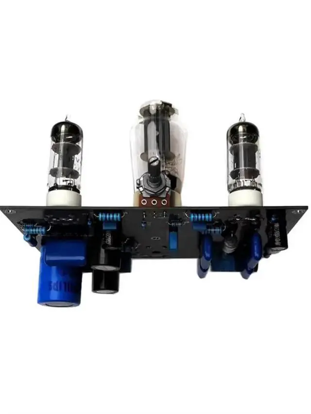 Alt view image 3 of 3 - 6C4 Vacuum tube preamplifier board High Separation Degree Single Triple Poles Tube preamp board 5Z4P Rectifier Exceed 6N3 6J1