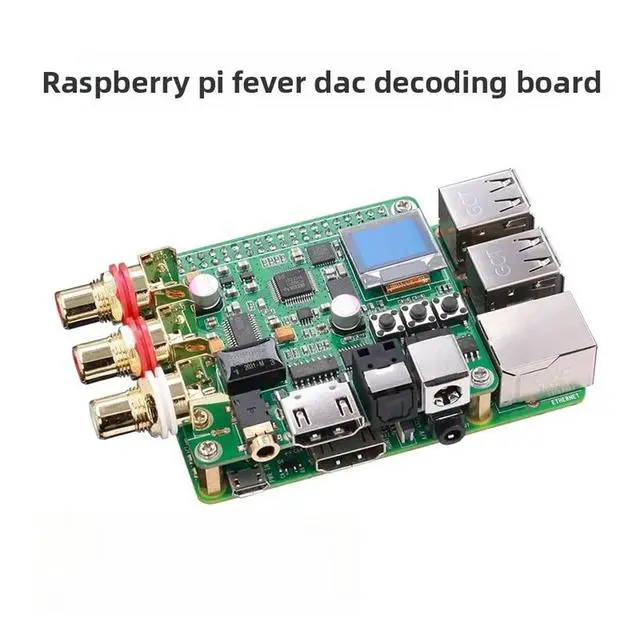 Alt view image 2 of 3 - DAC audio decoding board hifi fever, expansion board, coaxial fiber I2S analog 3B + 4B digital