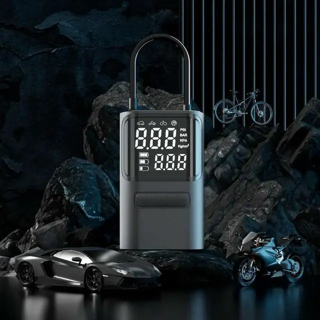 Main image of Air Compressor Pump for Cars Bicycles and Tire Pressure Measurement Car Electronic Security Products