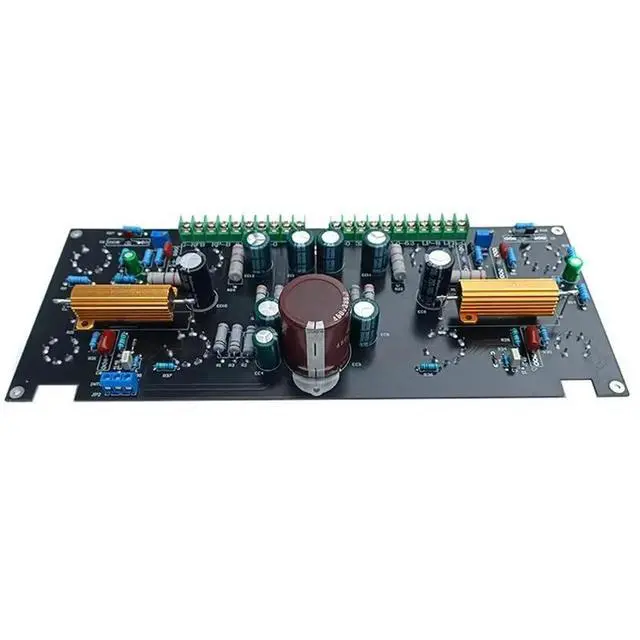 Alt view image 2 of 3 - 6BQ7 Push 6P14 EL84 6BQ5 Single ended ClassA Vacuum tube Amplifier Board 4W 2.0 With 6E2 Cat eye level indicator Audio Amp Board