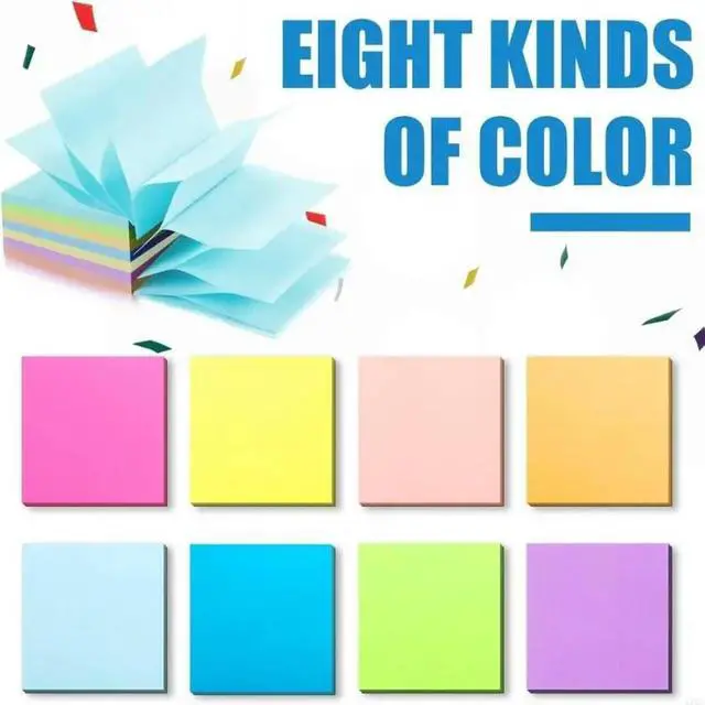 Alt view image 3 of 6 - 2025 Useful Spring Loaded Adhesive Paper Dispenser 3 Set Provides 24 Colorful Writing Sheets