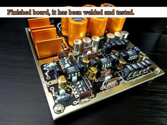 Main image of -Preamplifier Adjustable Gain multiple Pre-Amp PCB / DIY Kit / Board