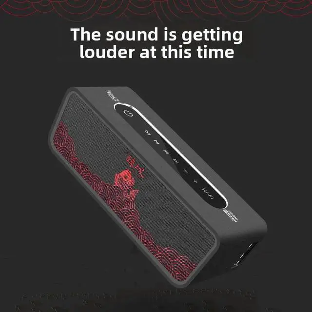 Alt view image 3 of 3 - E100 Bluetooth Speaker Stereo Home Built-in Card Slot High-Speaker Audio