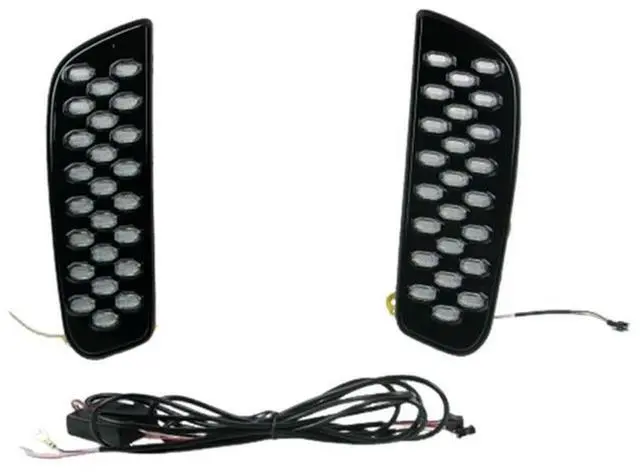 Main image of Car LED Daytime Running Light With Yellow Turn Signal For Mazda CX-50 CX50 2022 2023 2024 LED DRL Fog Lamp Decorative