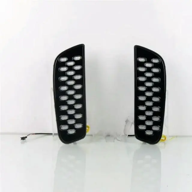 Alt view image 2 of 3 - Car LED Daytime Running Light With Yellow Turn Signal For Mazda CX-50 CX50 2022 2023 2024 LED DRL Fog Lamp Decorative