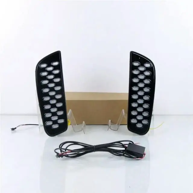 Alt view image 3 of 3 - Car LED Daytime Running Light With Yellow Turn Signal For Mazda CX-50 CX50 2022 2023 2024 LED DRL Fog Lamp Decorative