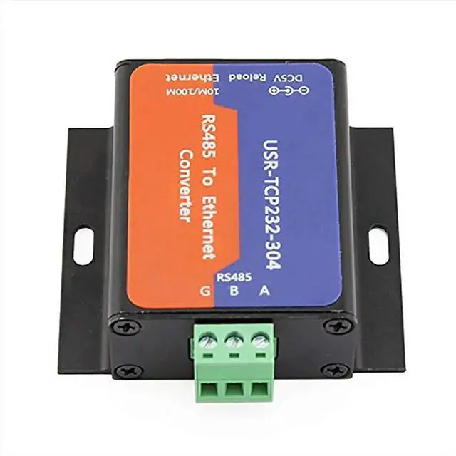 Main image of Modbus Serial Port RS485 to Ethernet Converter Server USR-TCP232-304 Data Transmission DHCP/DNS Supported EU PLUG