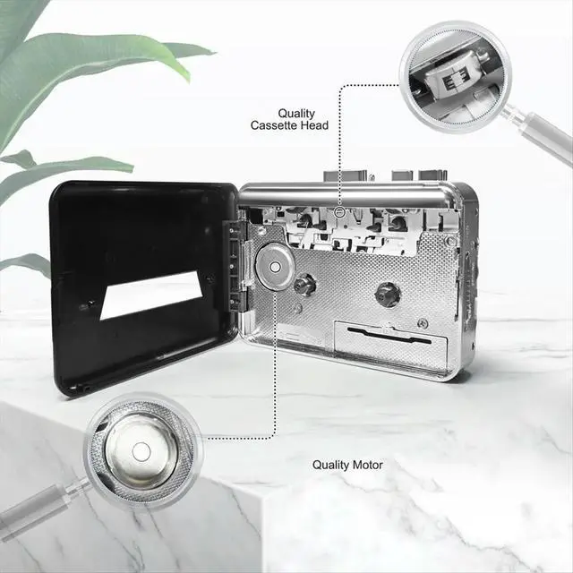 Alt view image 3 of 6 - Upgrade USB Cassette Tape to PC Super USB Cassette-to-MP3 Capture Audio Music Player CD Converter
