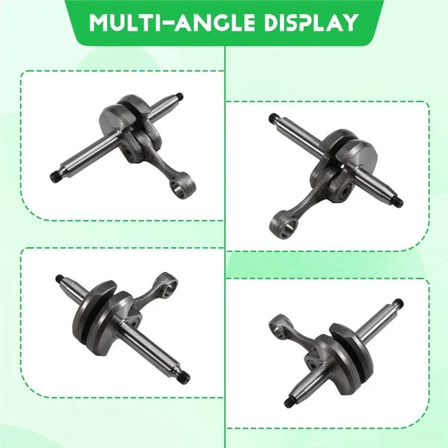 Main image of Crankshaft for STIHL SR450 BR450 Hair Dryer BR450 Accessories High Strength SR450 BR450 Crankshaft