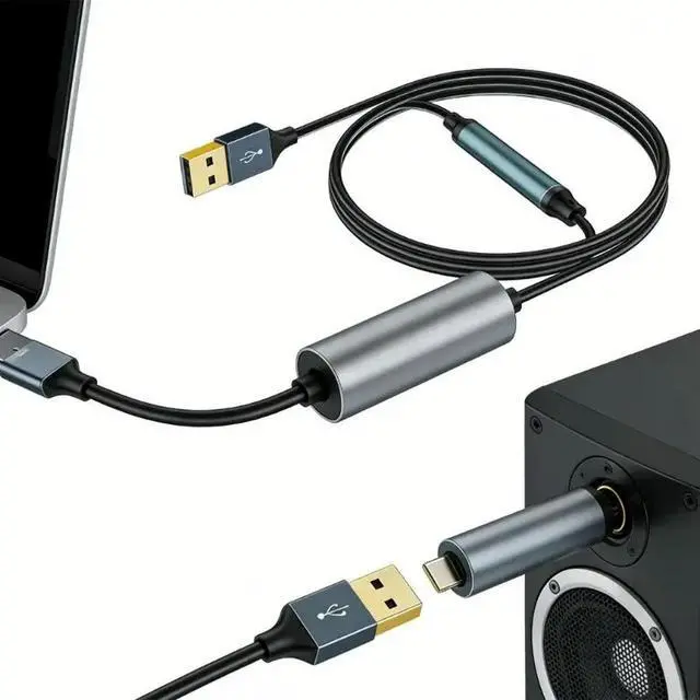 Alt view image 3 of 3 - 2025 Fast Speed USB 2.0 To Opticals SPDIF Cable For Clear Sound Transfer In Entertainment Systems