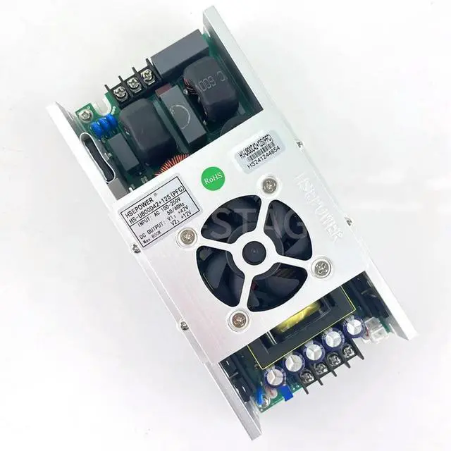 Alt view image 3 of 3 - HSEPOWER HS-U800D42+12H PFC 800W Power Supply Dual Output 42V 12V for Moving Head Light Stage Lighting Repair Parts