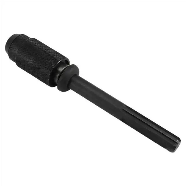 Alt view image 3 of 6 - Five-Hole to Four-Hole Conversion Rod Chuck Black Electric Hammer Converter Conversion Rod Checkered