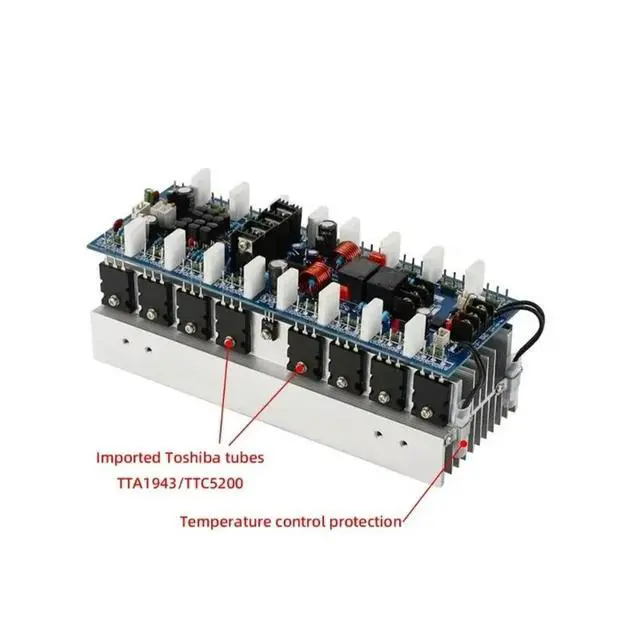 Alt view image 3 of 3 - AB400 TTA1943/TTC5200 Dual Channel Class AB Hifi Amplifier Board 400W×2