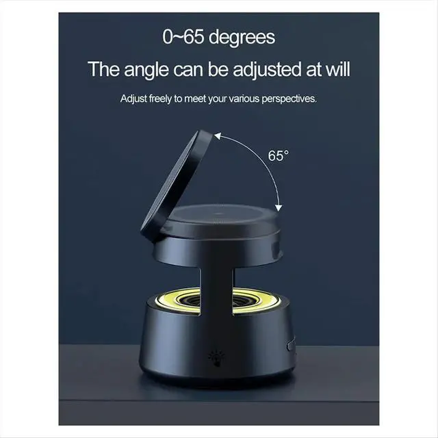 Alt view image 2 of 6 - 4 in 1 Magnetic Charger with LED Light Desktop Fast Charging Phone Stand for 16 15 IWatch Airpods