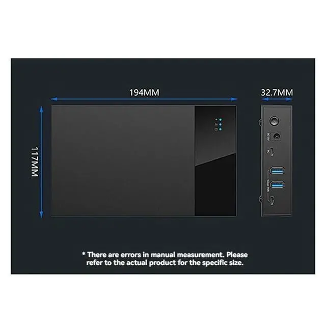 Alt view image 3 of 6 - USB 3.0 to 3.5inch SATA Drive Docking Station External Hard Disk Enclosure for 3.5 2.5 Inch SATA SSD HDD 20TB US Plug