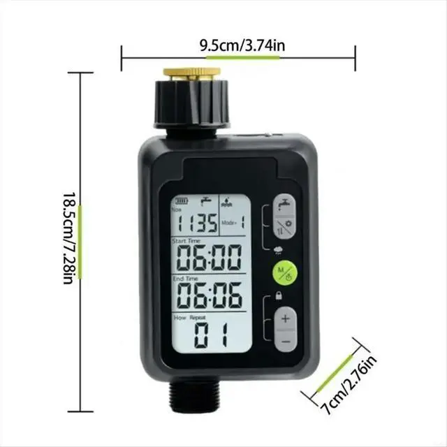Alt view image 2 of 6 - Multipurpose Garden Irrigation Timer, Multiple Modes, Automatic Lawn Watering Timer, Efficient Garden Irrigation