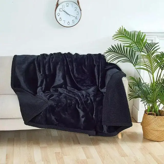 Alt view image 3 of 6 - Winter Warm Thickened Waterproof and Stain Resistant-Blanket Cozy Blanket Couple Romantic Blanket M Code B