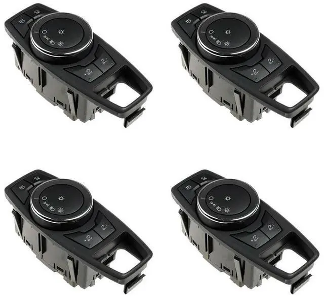 Main image of 4X E1GT-13D061-ECW E1GT13D061ECW Car Headlight Fog Light Control Switch Car Light Switch For Ford