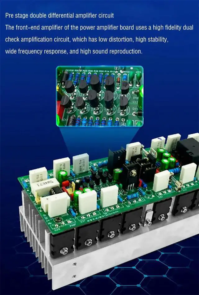 Alt view image 3 of 6 - Monaural Amplifier Board Home Stage 16 large tubes 1000W HIFI Amplifier Board