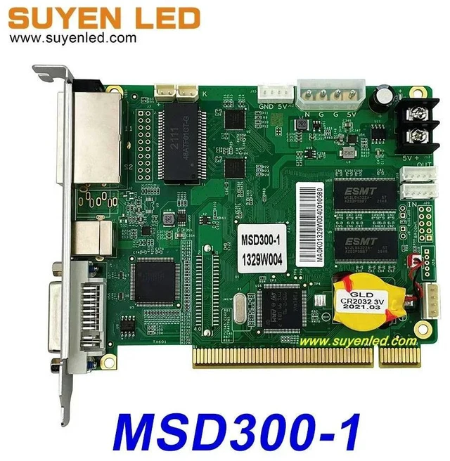 Alt view image 3 of 6 - Best Price MSD300-1 MSD300 Full Color Synchronous LED Sender Sending CardUpgraded Version of MSD300