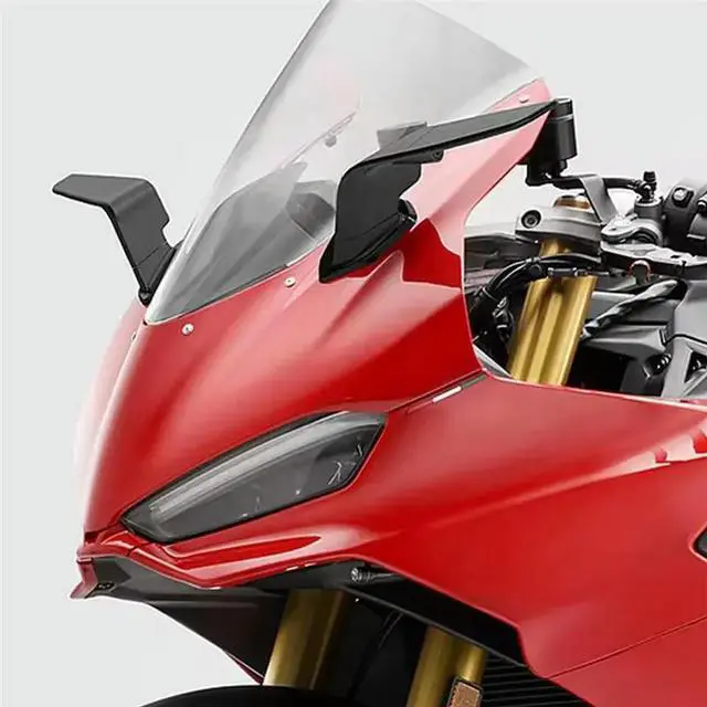 Alt view image 3 of 6 - Side View Mirror Adjustable Rotate Rearview Mirrors Replacement Kit For Ducati Panigale V2 V2S 25-26 Motorcycle