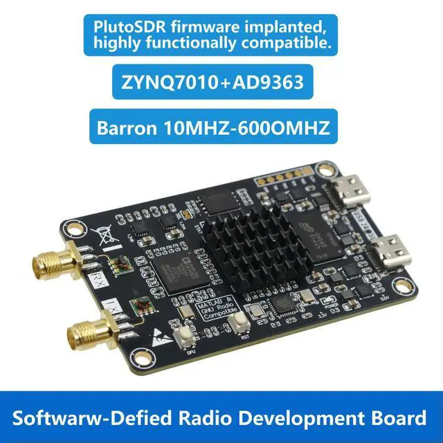 Alt view image 3 of 6 - SDR Software Defined Radio Development Board ZYNQ7010 AD9363 Frequency 70MHz-6GHz RF SDR Receiver TX