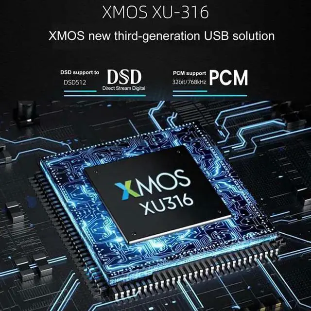 Alt view image 3 of 6 - XU316 USB Digital Interface I2S IIS MQA Compatible With Amanero DSD512 PCM768 For HiFi DAC Amplifier