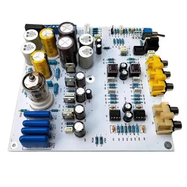 Alt view image 2 of 6 - PCM1794 5670 Vacuum tube 12W+12W Tube Buffer DAC Decoding Board Fiber Coaxial discrete Resistor Amplifier Board