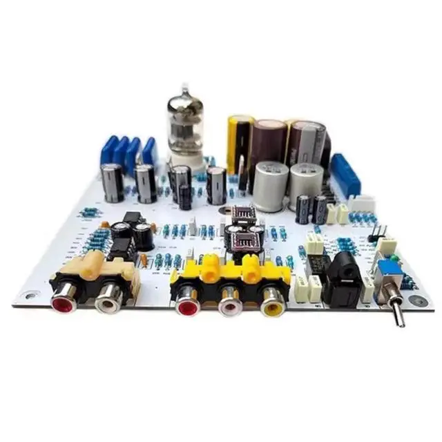 Alt view image 3 of 6 - PCM1794 5670 Vacuum tube 12W+12W Tube Buffer DAC Decoding Board Fiber Coaxial discrete Resistor Amplifier Board