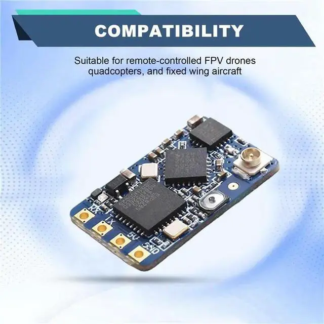 Alt view image 2 of 6 - Supports Wi-Fi Upgrade-ELRS 2.4Ghz 10-Pack Nano Expresslrs Receiver T-Type Antenna For RC FPV Drones