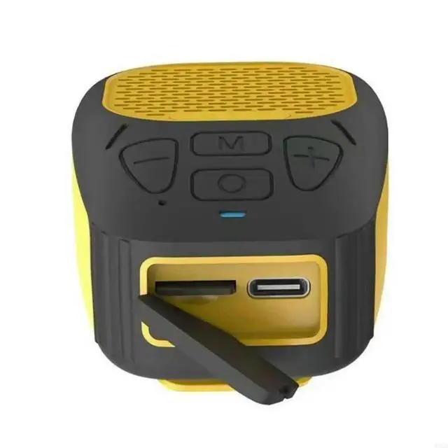 Alt view image 3 of 6 - Mountable Mini Bluetooth-compatible Speaker Water Resistant TF Card Compatibility Travel Use