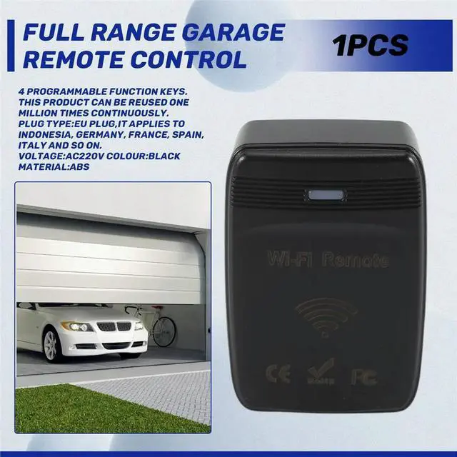 Main image of 280MHz-868MHz to RF Converter Fixed Code and Rolling Code Garage Door Remote Control EU-PLUG