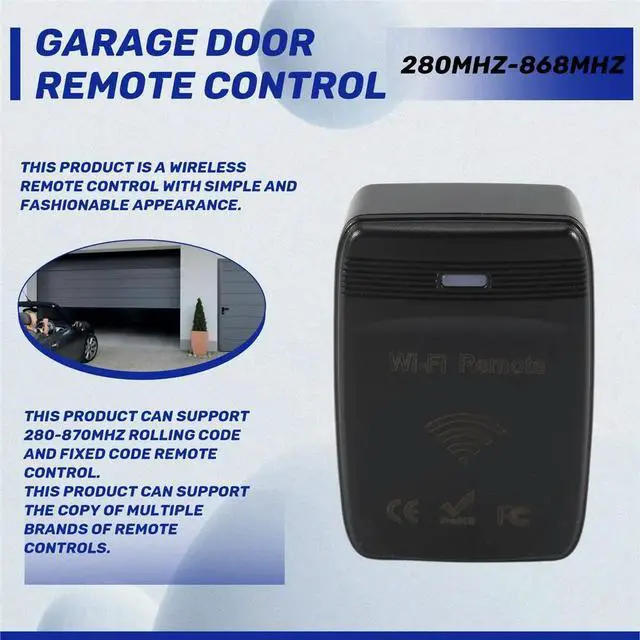 Alt view image 2 of 6 - 280MHz-868MHz to RF Converter Fixed Code and Rolling Code Garage Door Remote Control EU-PLUG