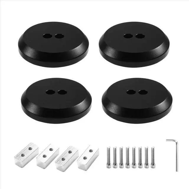 Alt view image 3 of 6 - Jack Pad Lifting Pucks Aluminum Floor Jack Adapter for Corvette C5 C6 C7 C8 Porsche 944 964 993 996 997 911 Black
