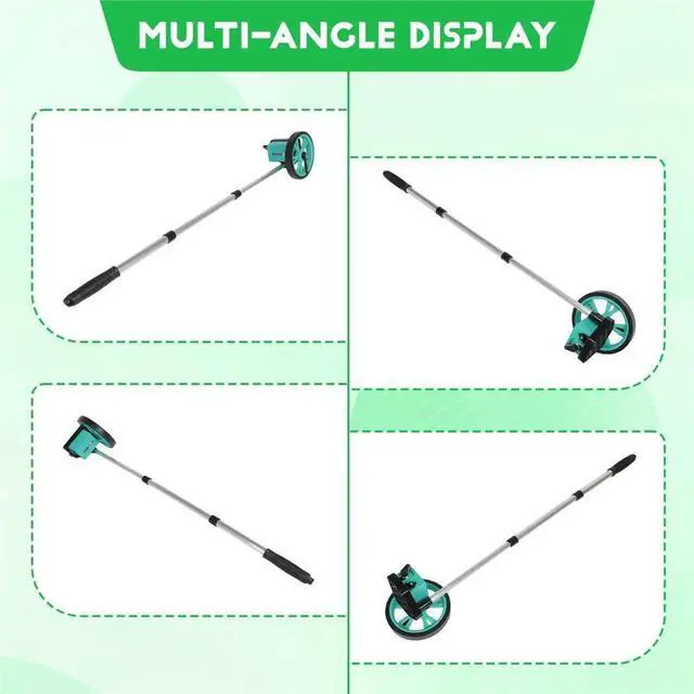 Main image of Mechanical Digital Roller Rangefinder Manually Pushed Rangefinder Wheel Engineering Measuring Ruler 9999.9M