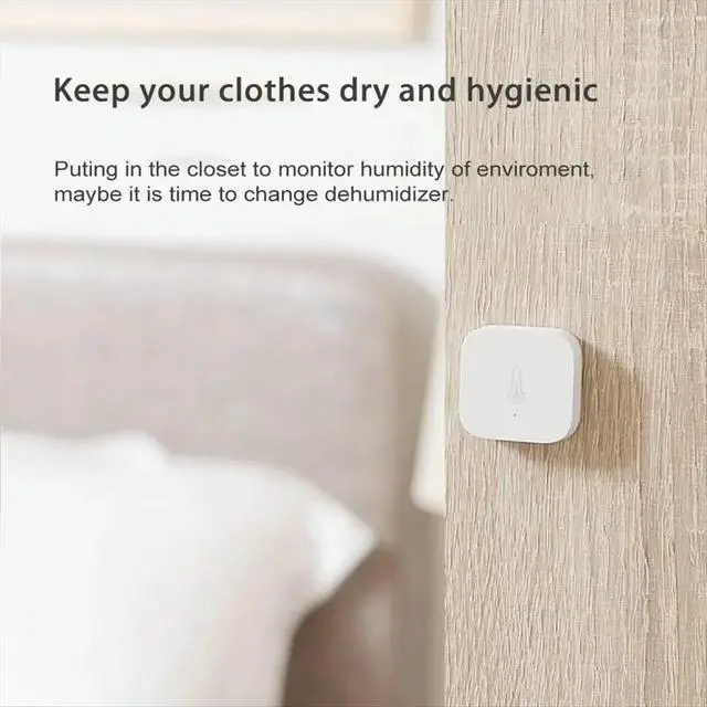 Alt view image 3 of 6 - Temperature Humidity Sensor Air Pressure Environment Sensor Hygrometer for Mi Home Homekit Zigbee