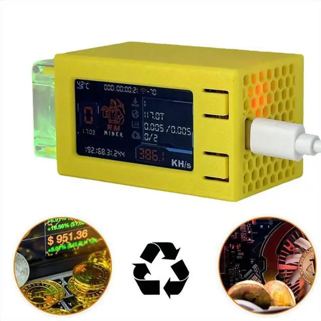 Alt view image 2 of 6 - Nerdminer V2 Pro Max 390KH/S with RGB Cool Fan Solo Lottery Miner BTC Miner Nerd Miner Bitcoin Crypto Miner NMMiner