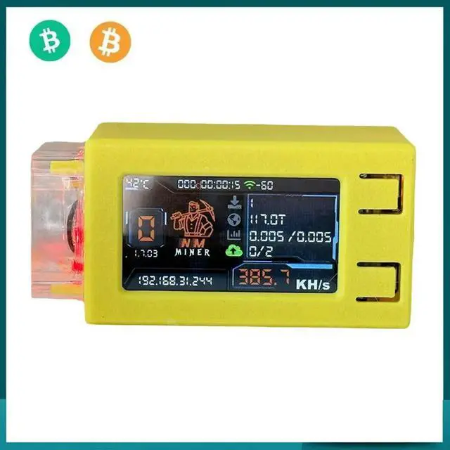 Main image of Nerdminer V2 Pro Max 390KH/S with RGB Cool Fan Solo Lottery Miner BTC Miner Nerd Miner Bitcoin Crypto Miner NMMiner