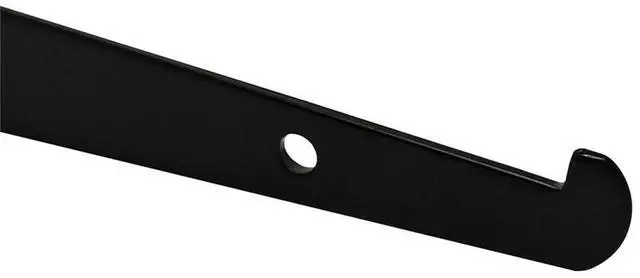 Main image of Gridwall Shelf Bracket with Lip, 12" l Gridwall Brackets Hooks Heavy Duty Shelf Bracket Gridwall Accessories