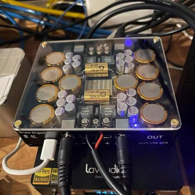 Alt view image 2 of 6 - Second Generation Hualong V2 Flagship Electric Processor HIFI Power Supply Purification Linear Support DC2.1DC2.5TypeC Interface