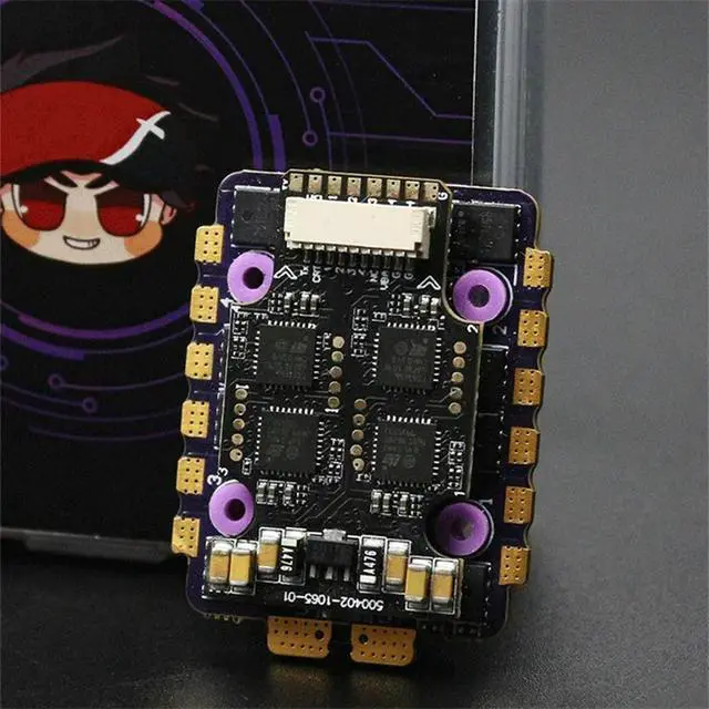 Alt view image 2 of 6 - Clearance FLYCOLOR X-Cross Mini 4in1 45A BLHELI_32 ESC 20X20mm