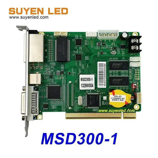 Alt view image 3 of 6 - Best Price MSD300-1 MSD300 Full Color Synchronous LED Sender Sending CardUpgraded Version of MSD300