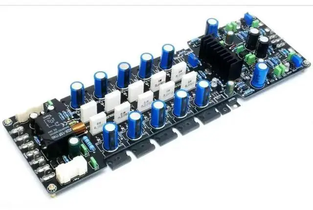 Alt view image 2 of 6 - Assembeld Mono LME49810 Amplifier Board 2SA1943 2SC5200 Tube 400W DC Servo Class AB Power Amplifier Board Audio Amp Modul